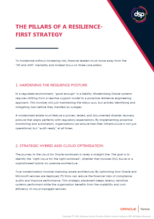 A Strategic Guide to Modernising Oracle Systems in Financial Services