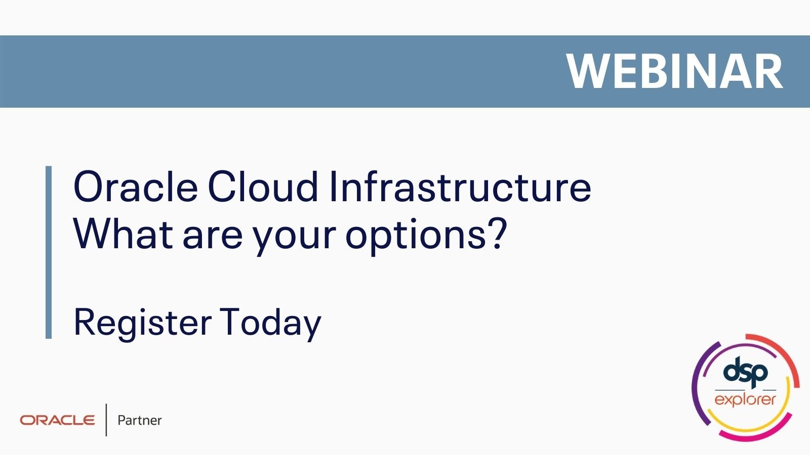 Oracle Cloud Options Webinar 
