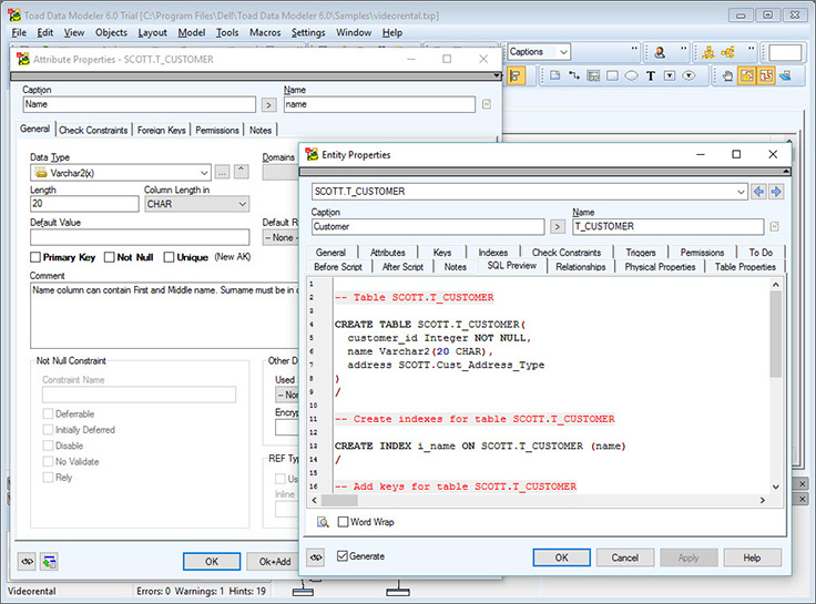 Quest - Toad Data Modeler